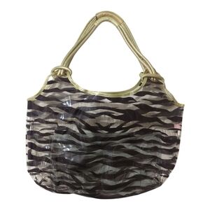 Victoria's Secret Stylish Zebra Print Clear Tote Bag